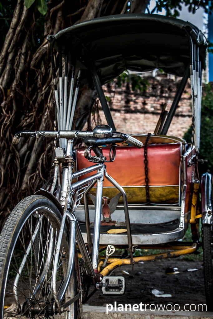 Cycle Rickshaw, Chiang Mai Old City, Northern Thailand, 2020