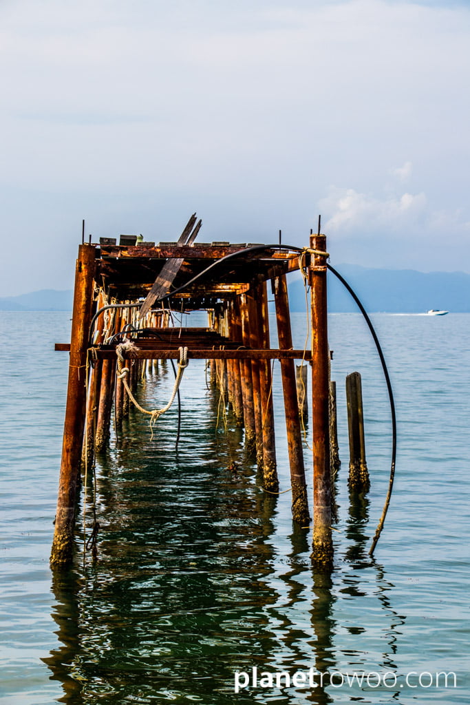 Decaying pier at Fisherman’s Village, Bophut, Koh Samui, Southern Thailand, 2017