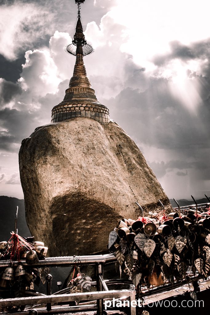 The Golden Rock (Kyaiktiyo Pagoda), Mon State, Myanmar, 2017
