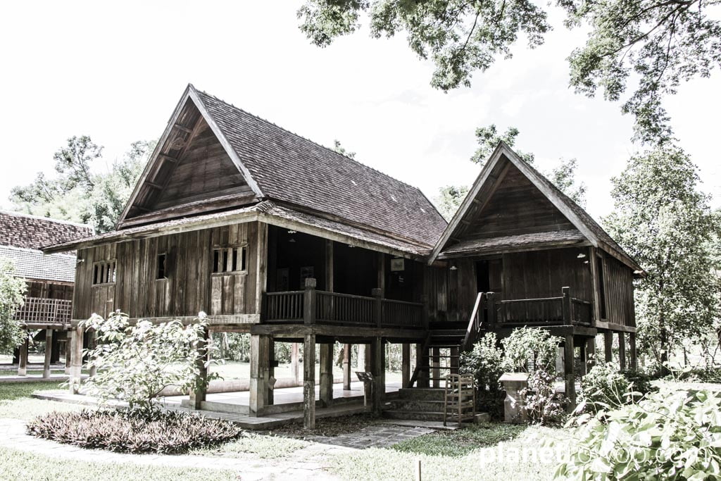 Traditional Lanna Townsfolk House, Chiang Mai, Northern Thailand, 2018