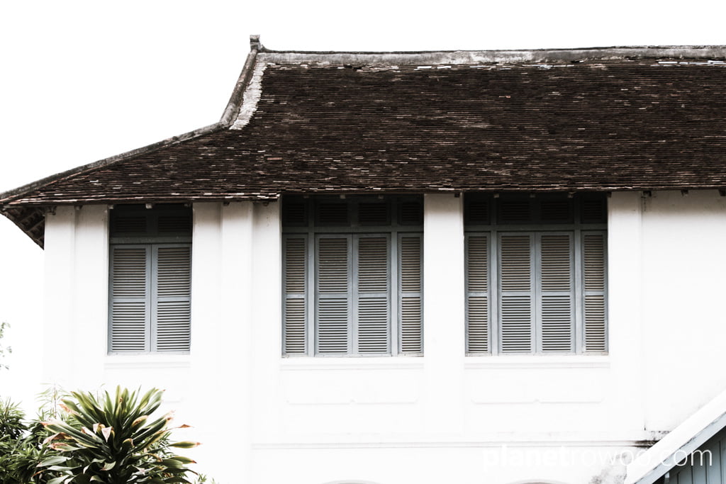 Colonial style shuttered house, Luang Prabang, Laos, 2019