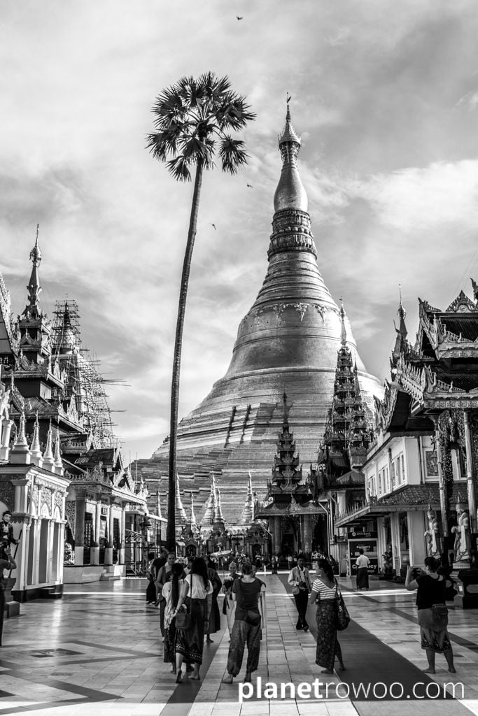 Shwedagon Pagoda, Yangon, Myanmar, 2017