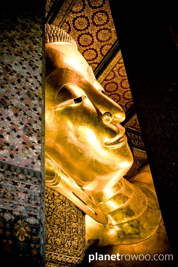 The Reclining Buddha at Wat Pho, Bangkok, Thailand, 2019